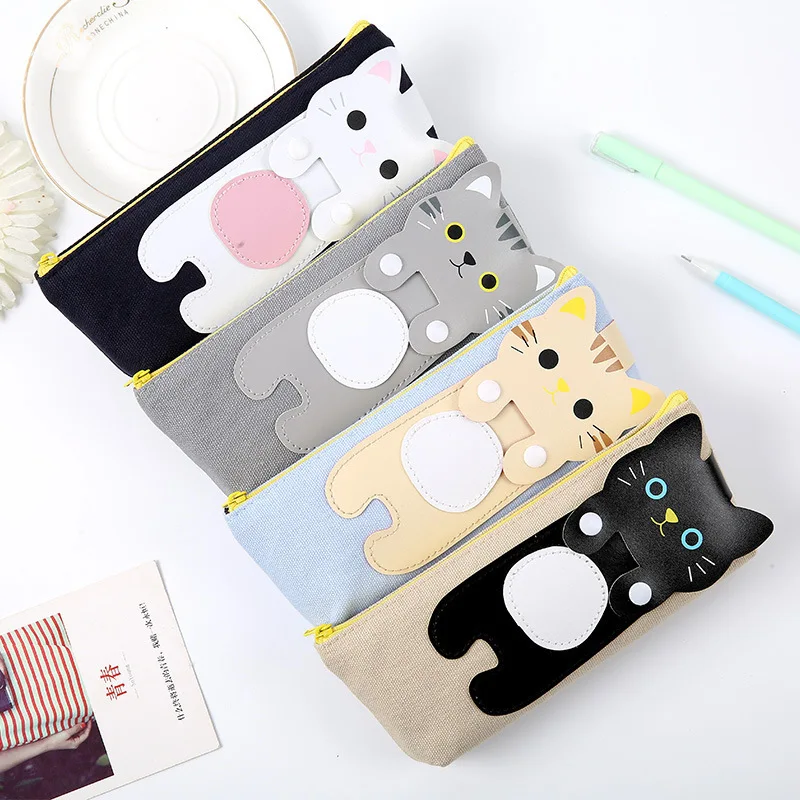 1pc 19.4*6.6cm cute cartoon Cat Pencil bag Pencil Holder Soft Kitty Pen Organizer Square/Triangle for kids Wholesale
1pc 19.4*6.6cm cute cartoon Cat Pencil bag Pencil Holder Soft Kitty Pen Organizer Square/Triangle for kids Wholesale