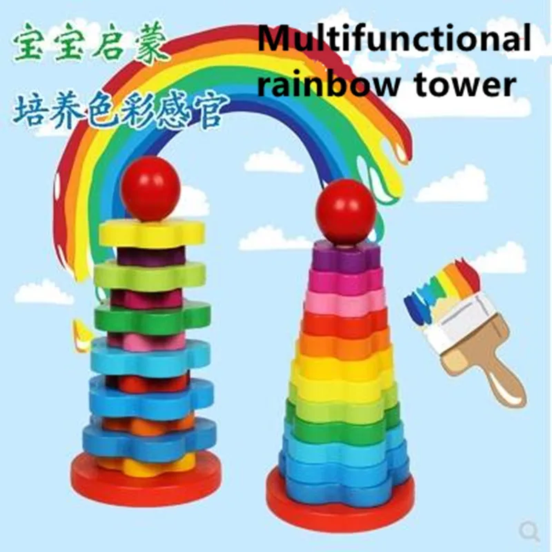 Montessori Wooden Blocks Stacking Ring Tower Educational Toys Rainbow Color Stack Up Geometric Assembling Kids Christmas Gifts
Montessori Wooden Blocks Stacking Ring Tower Educational Toys Rainbow Color Stack Up Geometric Assembling Kids Christmas Gifts