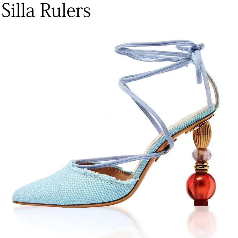 Фото Женские туфли-лодочки на высоком каблуке Silla liners вечерние туфли с закрытым носком