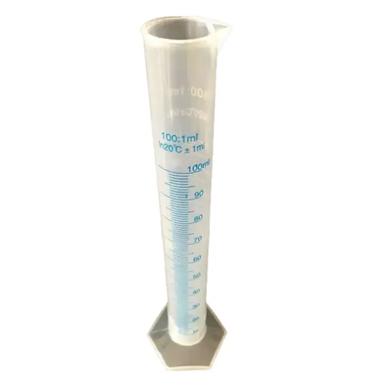 100ml Measuring Tool Portable Durable Chemistry Set Plastic Measuring Cylinder School Experiment Supplies Kitchen Measuring Tool
100ml Measuring Tool Portable Durable Chemistry Set Plastic Measuring Cylinder School Experiment Supplies Kitchen Measuring Tool