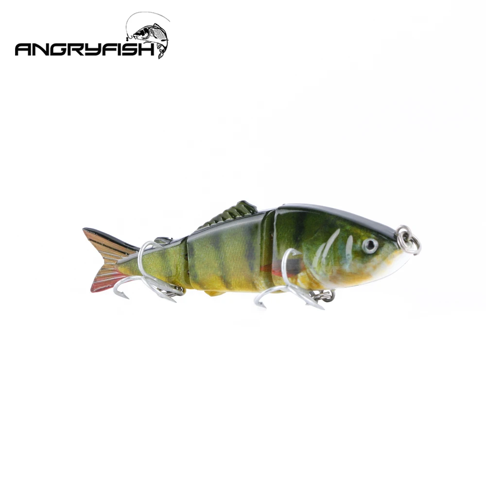 ANGRYFISH горячая Распродажа 80 мм 8 г рыболовные приманки 3 сегмента Реалистичная