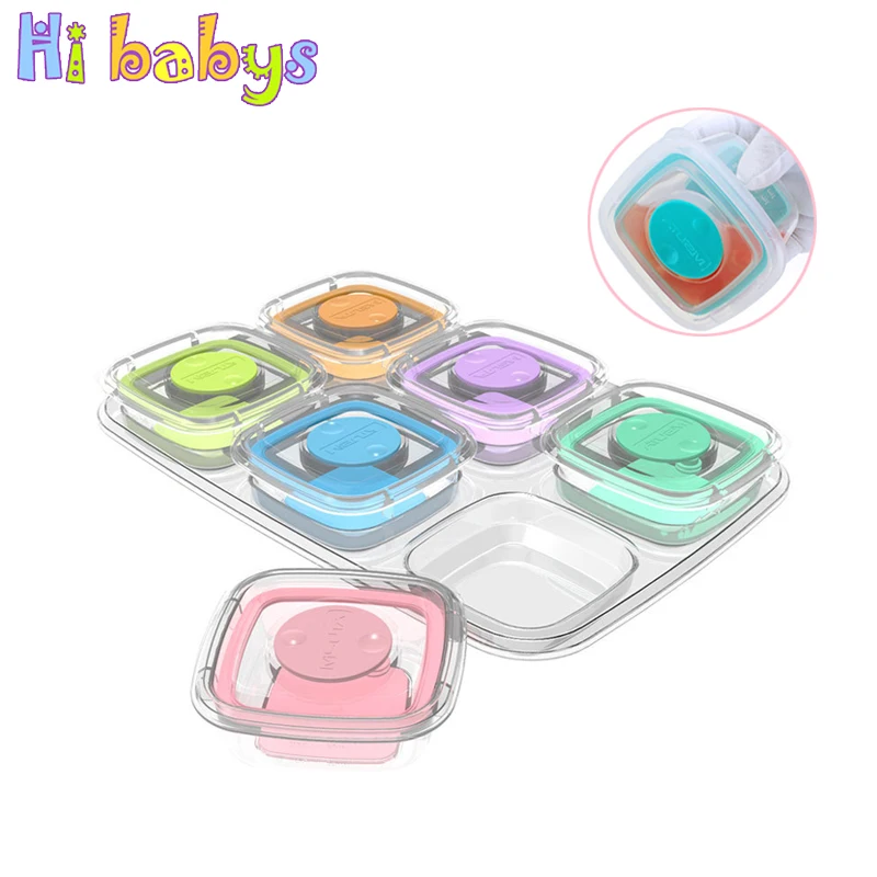 6Pcs Set Baby Food Container Silicone Tableware Leak-proof Storage Box Infant Food Supplement Crisper Lunch Snack Tableware
6Pcs Set Baby Food Container Silicone Tableware Leak-proof Storage Box Infant Food Supplement Crisper Lunch Snack Tableware