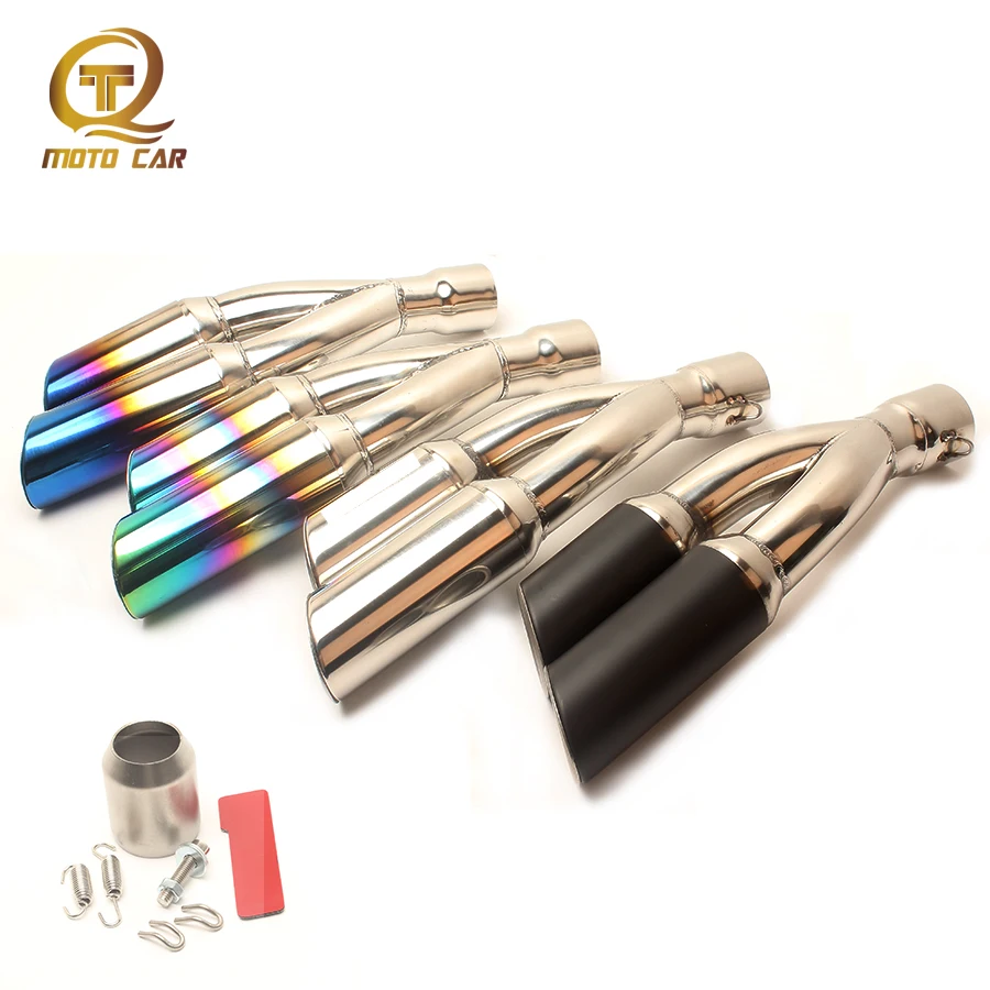 Exhaust Motorcycle Universal Motorcycle Scooter Muffler DB Killer Pit Dirt Bike for CB400 CBF190R Z250 Ninja300 Z750 R3 YZF600 
Exhaust Motorcycle Universal Motorcycle Scooter Muffler DB Killer Pit Dirt Bike for CB400 CBF190R Z250 Ninja300 Z750 R3 YZF600