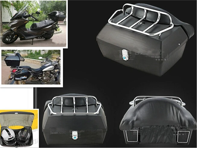 Matte black Trunk Tail Box Luggage With Top Rack Backrest For Honda Rebel CMX 250 CA125 250 450 Gold Wing GL1500 GL1800 SHADOW
Matte black Trunk Tail Box Luggage With Top Rack Backrest For Honda Rebel CMX 250 CA125 250 450 Gold Wing GL1500 GL1800 SHADOW