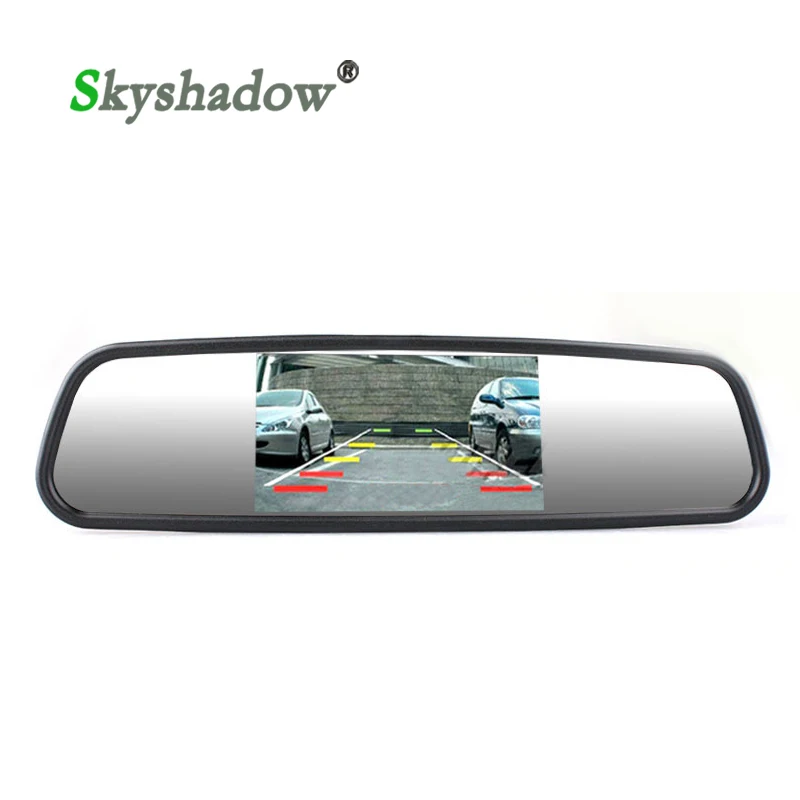 Skyshadow Car Parking Assistance System 4.3 Inch TFT LCD Car Reverse Mirror Rearview Monitor + 4 LED Lights Car Rear View Camera
Skyshadow Car Parking Assistance System 4.3 Inch TFT LCD Car Reverse Mirror Rearview Monitor + 4 LED Lights Car Rear View Camera