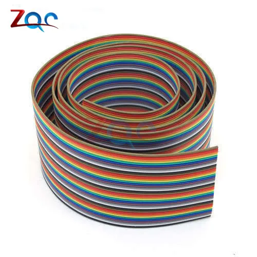 1M 3.3ft Flat Cable 40 Pin Rainbow Ribbon IDC Cable Wire Rainbow Cable In Stock
1M 3.3ft Flat Cable 40 Pin Rainbow Ribbon IDC Cable Wire Rainbow Cable In Stock