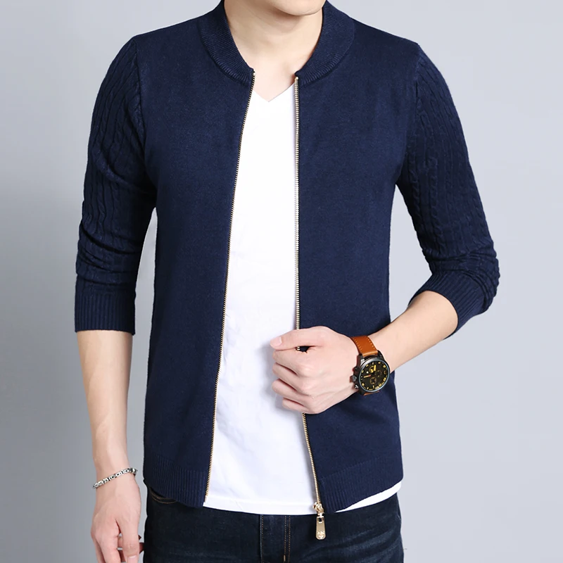 CYSINCOS Knitting Cardigans Men Warm Black Knitwear Stand Collar Casual Sweater Men Long Sleeve Clothes 2019 Sweaters
CYSINCOS Knitting Cardigans Men Warm Black Knitwear Stand Collar Casual Sweater Men Long Sleeve Clothes 2019 Sweaters