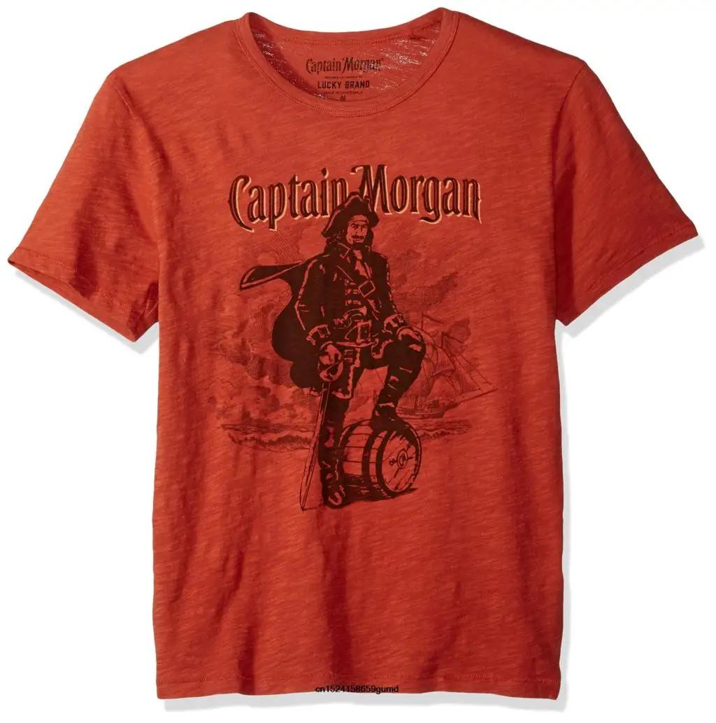 Funny Men t shirt Women novelty tshirt Men's Captain Morgan Graphic Tee T-Shirt