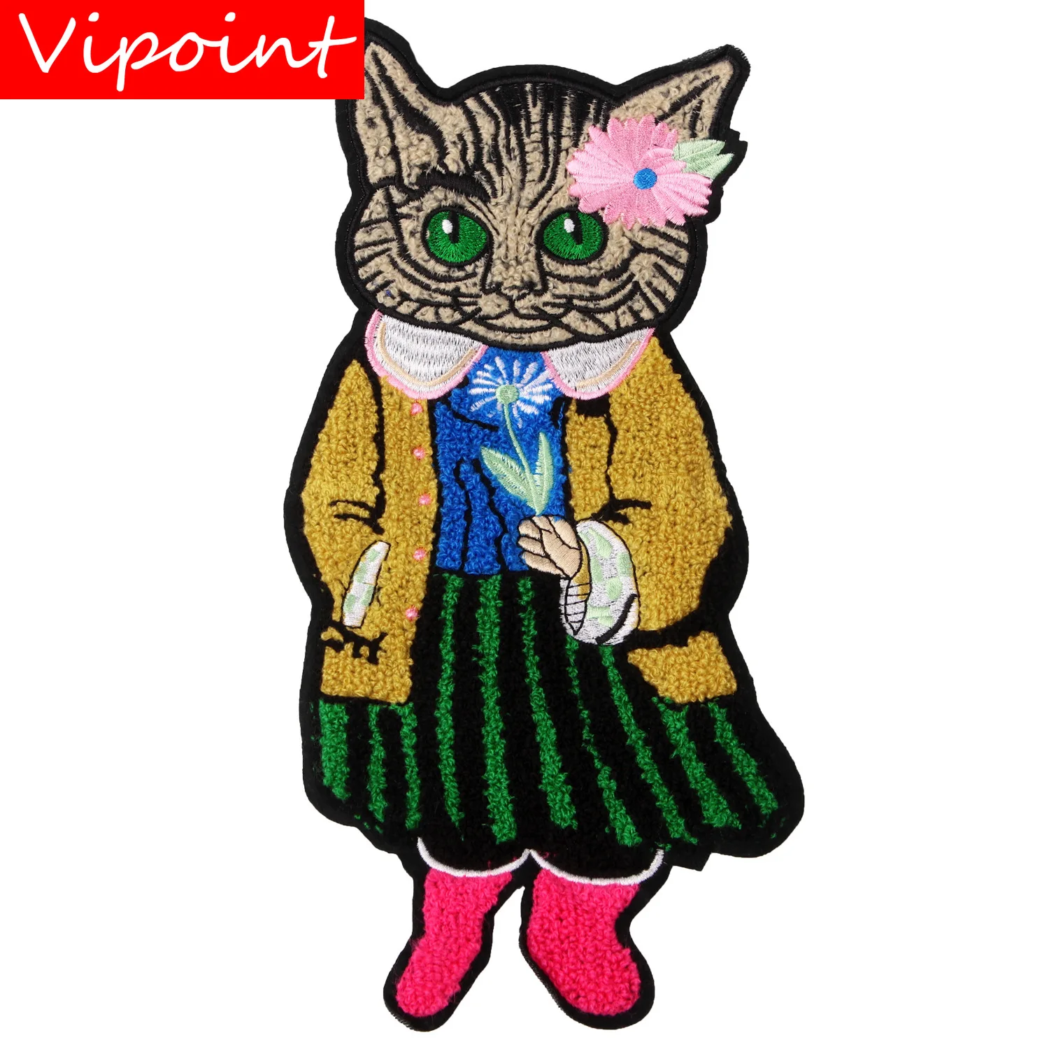 VIPOINT towel embroidery big cats patches animal patches badges applique patches for clothing JW-89
VIPOINT towel embroidery big cats patches animal patches badges applique patches for clothing JW-89