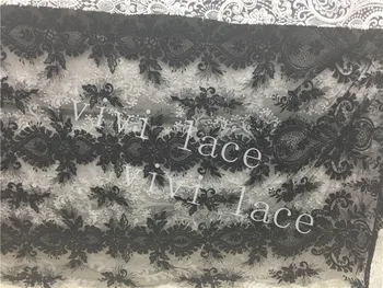 HH001# best quality black 3d flower pearls stone tulle mesh french lace for bridal wedding/evening dress
HH001# best quality black 3d flower pearls stone tulle mesh french lace for bridal wedding/evening dress