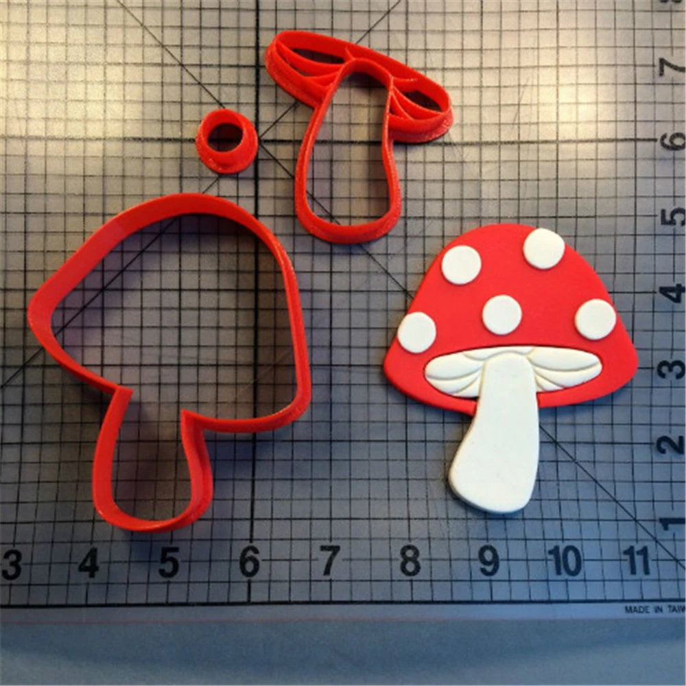 Mushroom Cake Decoration Tools Series Cookie Cutter Set Fondant Cupcake Top Made 3D Printed Cookie Cutter Set Confeitaria
Mushroom Cake Decoration Tools Series Cookie Cutter Set Fondant Cupcake Top Made 3D Printed Cookie Cutter Set Confeitaria