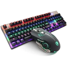 SADES Wired USB font b Computer b font Gaming Metal Mechanical font b Keyboard b font