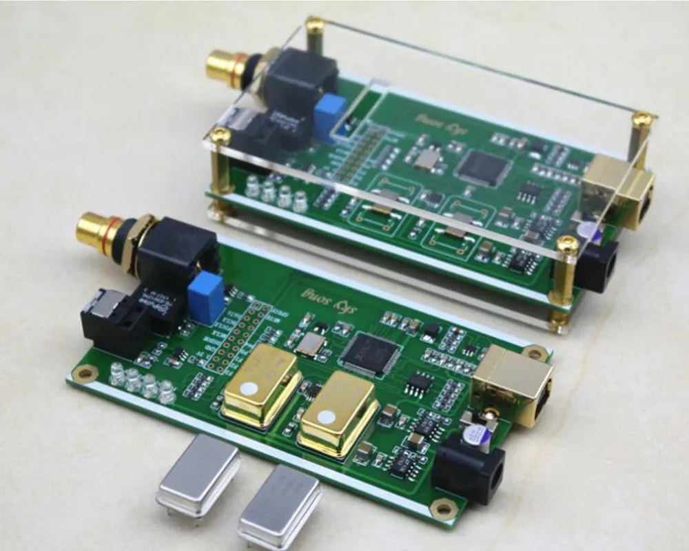 sandy XMOS XU208 asynchronous USB coaxial optical output digital interface IIS DSD256 spdif dop64 in case for hifi amplifier | Электроника