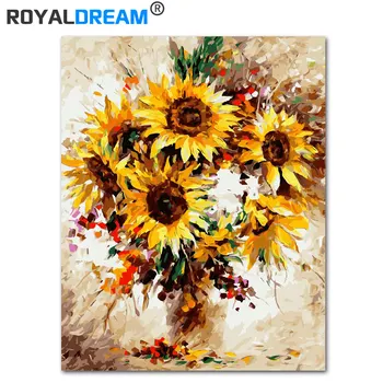 ROYALDREAM Sun Flower DIY Painting By Numbers Acrylic Paint By Numbers HandPainted Oil Painting On Canvas For Home Decor
ROYALDREAM Sun Flower DIY Painting By Numbers Acrylic Paint By Numbers HandPainted Oil Painting On Canvas For Home Decor