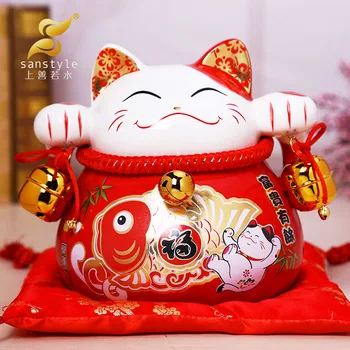 As good as water Lucky Cat Japanese ceramic ornaments large cat piggy gift shop opened 0286 savings
As good as water Lucky Cat Japanese ceramic ornaments large cat piggy gift shop opened 0286 savings