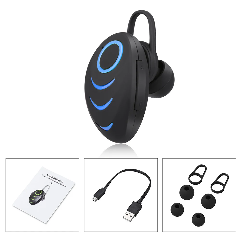AOSANG A3 Wireless Bluetooth Headset Stereo Mini Inear Music Mono Earphone Invisible Handsfree Sport Earbuds with Mic for iPhone
AOSANG A3 Wireless Bluetooth Headset Stereo Mini Inear Music Mono Earphone Invisible Handsfree Sport Earbuds with Mic for iPhone