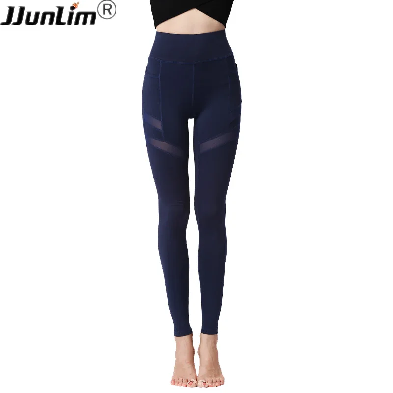Women High Waist Yoga Pants Slim Sport Legging Running Tights Elastic Gym Seamless Fitness Workout Trousers | Спорт и развлечения