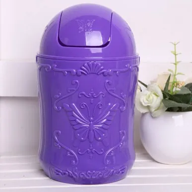 Colorful rotating transparent cover desktop trash Waste Bins The butterfly pattern round desktop trash can 22cm*12.5cm
Colorful rotating transparent cover desktop trash Waste Bins The butterfly pattern round desktop trash can 22cm*12.5cm