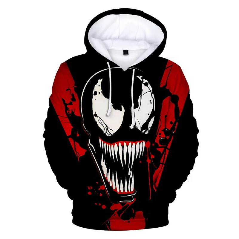 Autumn Fashion popular Marvel movie venom 3D Printed Hoodies Men Hooded Sweatshirts hip hop Pullover Pocket Jackets Dropshopping 
Autumn Fashion popular Marvel movie venom 3D Printed Hoodies Men Hooded Sweatshirts hip hop Pullover Pocket Jackets Dropshopping