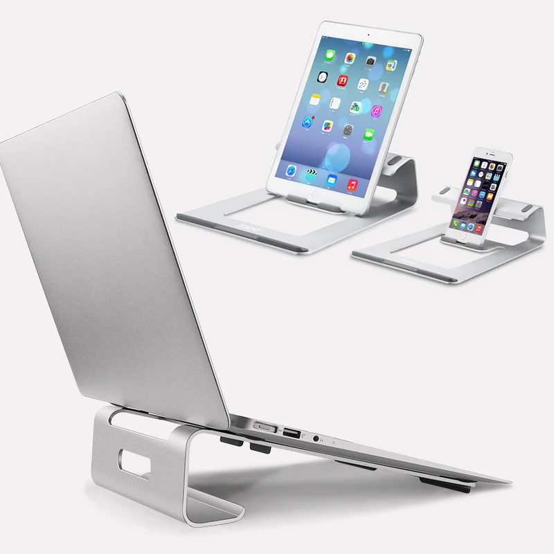 Aluminum Laptop Stand,Notebook Cooling Desk Dock - Rest Neck Eyes Wrists Shoulders - Fits 9"~15" Apple Mac Book Air Pro iPad Pro
Aluminum Laptop Stand,Notebook Cooling Desk Dock - Rest Neck Eyes Wrists Shoulders - Fits 9"~15" Apple Mac Book Air Pro iPad Pro