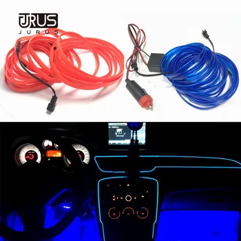 JURUS 5Meter 10 Color Backlight For Car Ambient Light Interior Lighting Auto Led Strip El Wire 12V Cigarette Lighter Inverter
JURUS 5Meter 10 Color Backlight For Car Ambient Light Interior Lighting Auto Led Strip El Wire 12V Cigarette Lighter Inverter