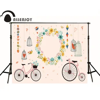Allenjoy personalized custom wedding party photo backdrop background cage bike center wreath custom name date photocall
Allenjoy personalized custom wedding party photo backdrop background cage bike center wreath custom name date photocall