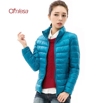 OMLESA Brand New Autumn Winter Jacket Stand Collar 90% White Duck Down Jackets Female 2017 Short Thin Light Down Coat YR4066
OMLESA Brand New Autumn Winter Jacket Stand Collar 90% White Duck Down Jackets Female 2017 Short Thin Light Down Coat YR4066