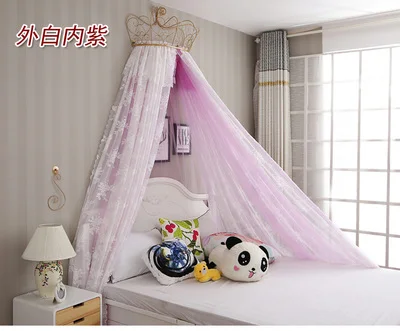princess children mosquito net adorns crown shelf with Gauze curtain 
princess children mosquito net adorns crown shelf with Gauze curtain