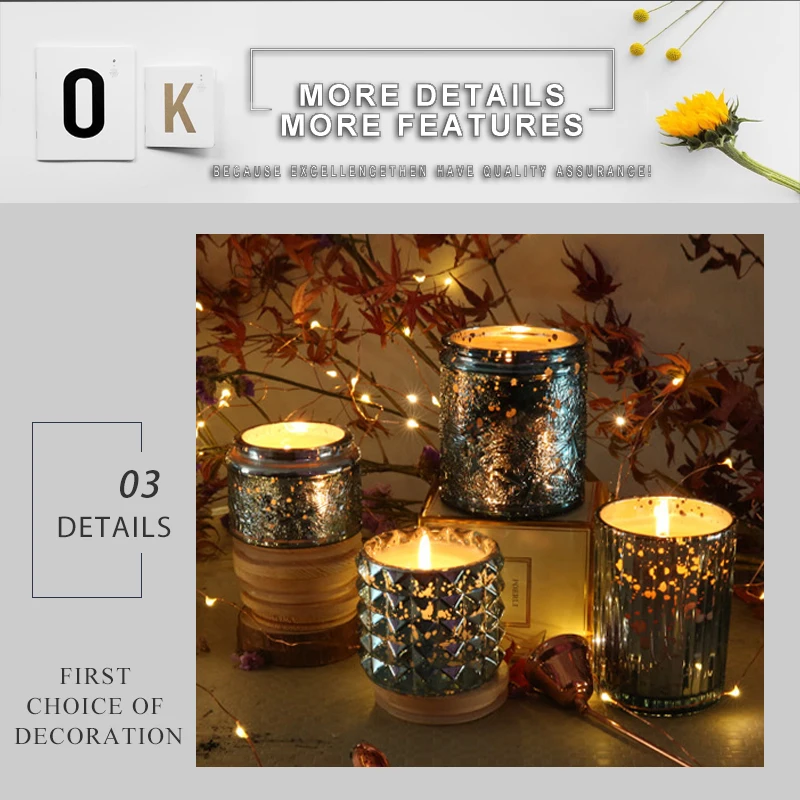 Candle jars (5)