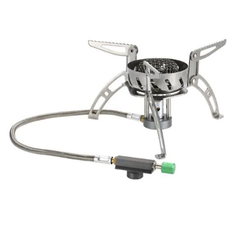 BRS-107 Outdoor Stove 1940W Portable Windproof Folding Split Furnace Camping Cooking Gas Stove Butane Burner Stainless Steel
BRS-107 Outdoor Stove 1940W Portable Windproof Folding Split Furnace Camping Cooking Gas Stove Butane Burner Stainless Steel