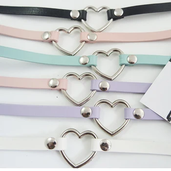 100% Handcrafted Girl Punk Rock Amo Gothic Real Leather Heart Choker Collar Necklace
100% Handcrafted Girl Punk Rock Amo Gothic Real Leather Heart Choker Collar Necklace