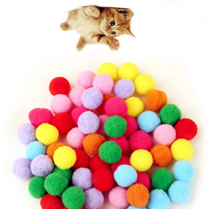 10-100 Piece/lot Soft Cat Toy Balls Kitten Toys Candy color Assorted Ball Interactive Cat Toys Play Scratch Catch Pet Kitten
10-100 Piece/lot Soft Cat Toy Balls Kitten Toys Candy color Assorted Ball Interactive Cat Toys Play Scratch Catch Pet Kitten