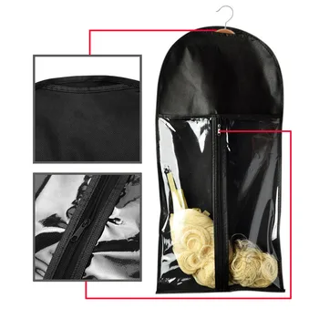 Professional Polyester Hair Extensions Wig Storage Bag Dustproof Organizer Protect Wigs Pouch Black 29x14x1cm
Professional Polyester Hair Extensions Wig Storage Bag Dustproof Organizer Protect Wigs Pouch Black 29x14x1cm