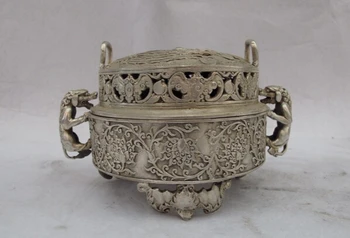 song voge gem S0805 4 Chinese White Copper Silver Evil Fu Foo Dog Lion beast Censer incense burner
song voge gem S0805 4 Chinese White Copper Silver Evil Fu Foo Dog Lion beast Censer incense burner