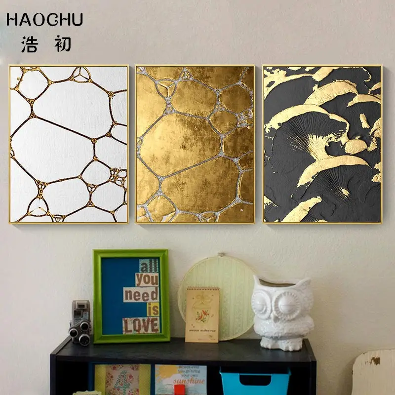 Scandinavian Unframed Paintings Golden Pattern Lines Circle Abstractionism Decorative Poster Wall Art For Living Room Decor
Scandinavian Unframed Paintings Golden Pattern Lines Circle Abstractionism Decorative Poster Wall Art For Living Room Decor