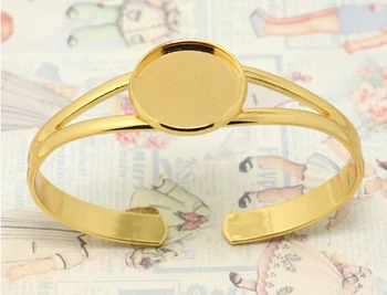 5pcs/lot gold plated 20mm pad setting tray bracelet findings for diy jewelry accessories
5pcs/lot gold plated 20mm pad setting tray bracelet findings for diy jewelry accessories