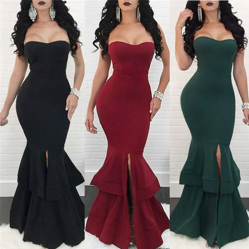 Elegant Sexy Dress 2019 Summer Women Fashion Dress Solid Maxi Sleeveless Party Evening Gown Slit New Dresses Vestidos 661D4
Elegant Sexy Dress 2019 Summer Women Fashion Dress Solid Maxi Sleeveless Party Evening Gown Slit New Dresses Vestidos 661D4