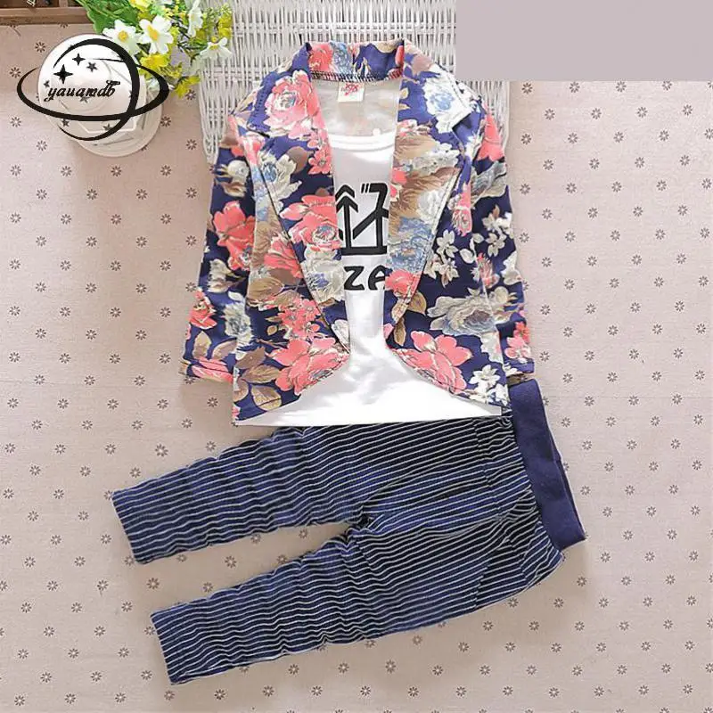 YAUAMDB kid blazers SET 2017 autumn spring 2-5Y boys cotton suits children formal floral sets print coat+pant 2pcs clothing y40
YAUAMDB kid blazers SET 2017 autumn spring 2-5Y boys cotton suits children formal floral sets print coat+pant 2pcs clothing y40