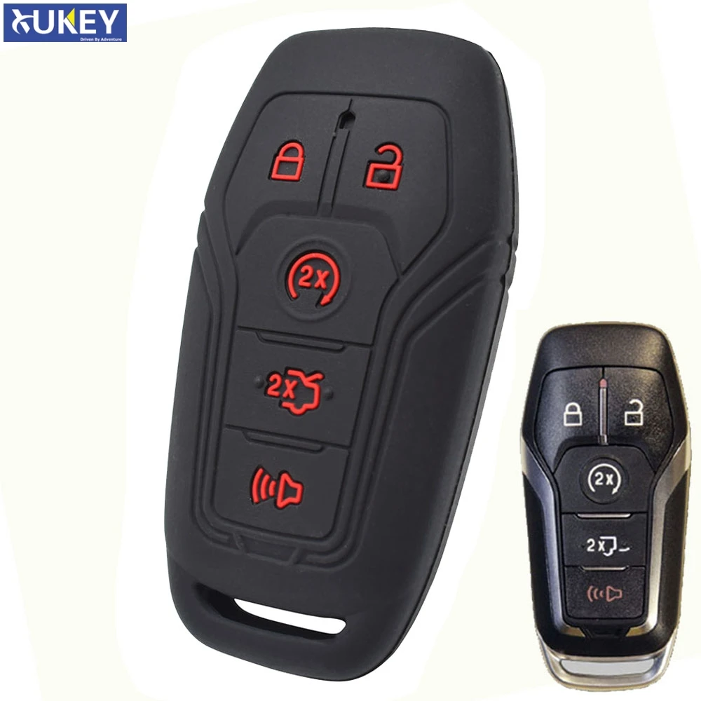 For Ford F-150 Mustang Explorer Edge Fusion Mondeo For LINCOLN MKC MKX MKZ Silicone Remote Key Case Fob Shell Cover
For Ford F-150 Mustang Explorer Edge Fusion Mondeo For LINCOLN MKC MKX MKZ Silicone Remote Key Case Fob Shell Cover