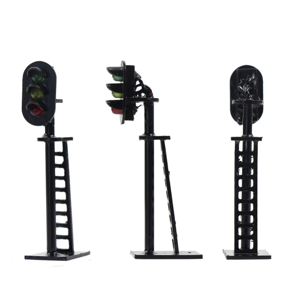 Evemodel 5pcs Model Railway N Scale 1:160 Block Signals Green Yellow Red 3-Lights 5cm 12V JTD06
Evemodel 5pcs Model Railway N Scale 1:160 Block Signals Green Yellow Red 3-Lights 5cm 12V JTD06