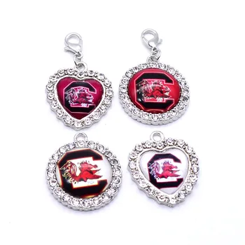 Dangle Charms University NCAA South Carolina Gamecocks Charm Pendant Fit Bracelets Necklaces Jewelry Sport Football 2017 Fashion
Dangle Charms University NCAA South Carolina Gamecocks Charm Pendant Fit Bracelets Necklaces Jewelry Sport Football 2017 Fashion