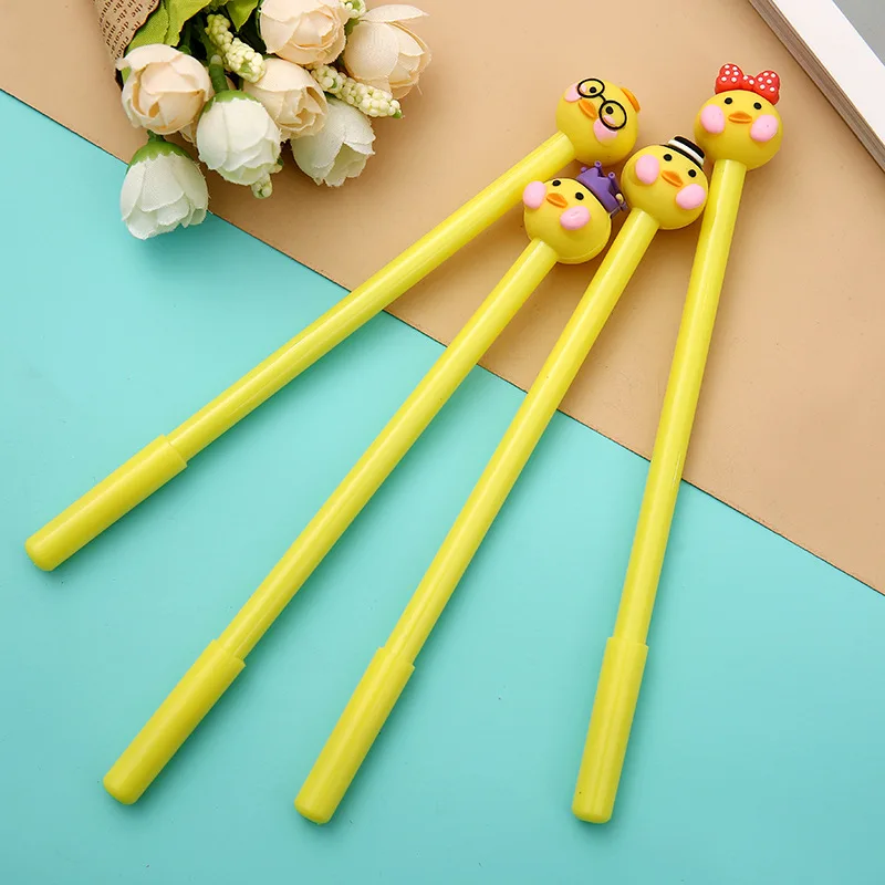 100 Pcs Cute Cartoon Duckling Neutral Pen Hyaluronic Acid Duck Black Student Stationery Signature Pen Kawaii School Supplies
100 Pcs Cute Cartoon Duckling Neutral Pen Hyaluronic Acid Duck Black Student Stationery Signature Pen Kawaii School Supplies
