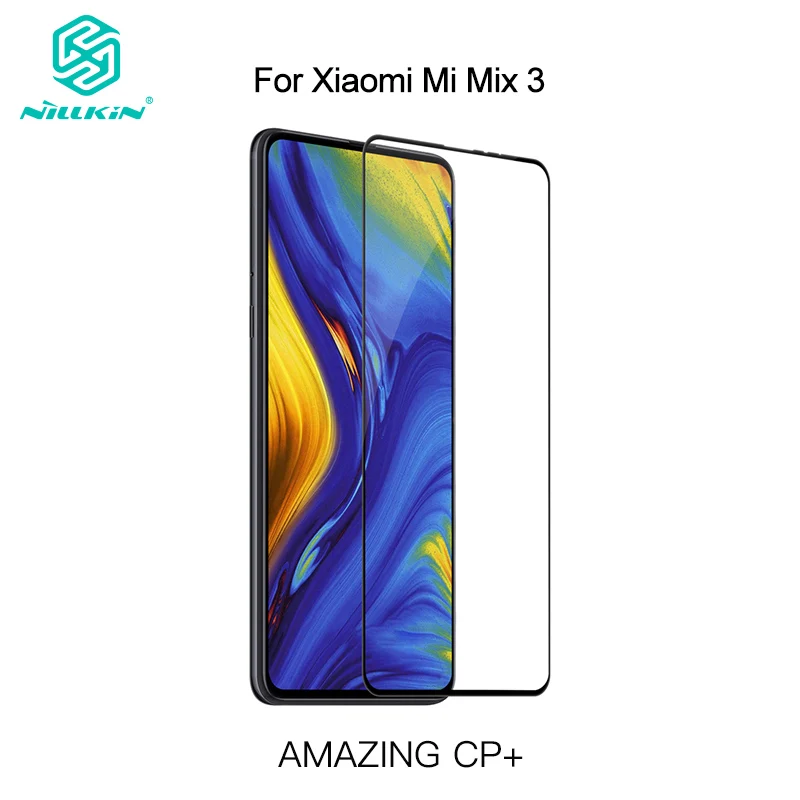 2.5D HD Tempered Glass For Xiaomi Mi Mix 3 Nillkin CP+ Full cover Screen Protector Mix3 Protective Film 6.39" | Мобильные