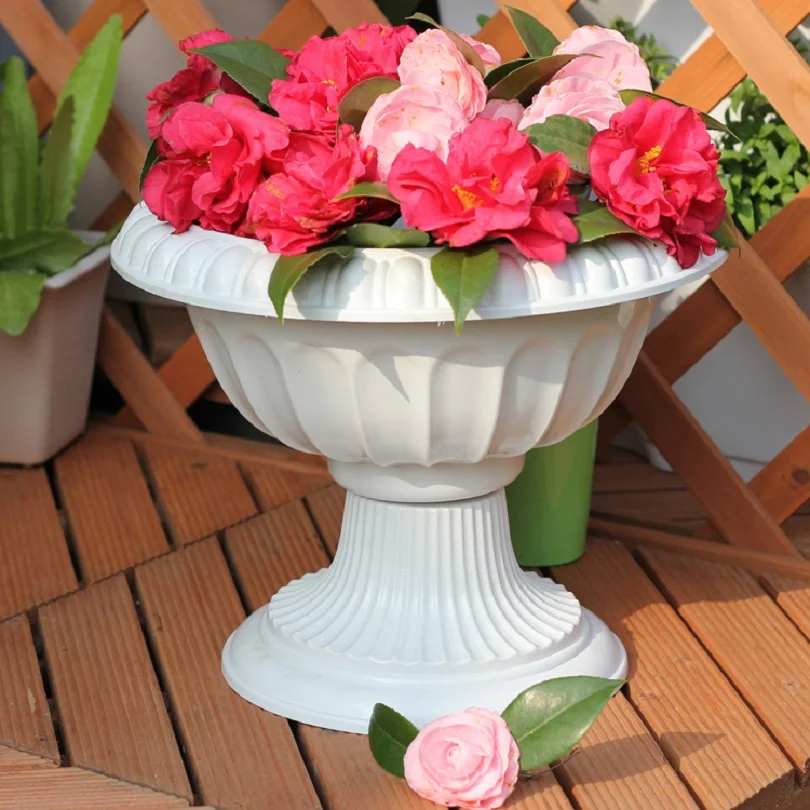 European Style Roman Pots White Color Plastic Pillars Road Flowerpots Wedding Props Event Decoration Supplies 2pcs/lot
European Style Roman Pots White Color Plastic Pillars Road Flowerpots Wedding Props Event Decoration Supplies 2pcs/lot