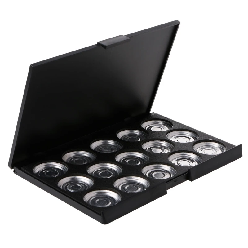 Magnetic Empty Eyeshadow Concealer Box Cosmetics Makeup Powder Holder Aluminum Palette DIY Pans Tool Black Plastic
Magnetic Empty Eyeshadow Concealer Box Cosmetics Makeup Powder Holder Aluminum Palette DIY Pans Tool Black Plastic