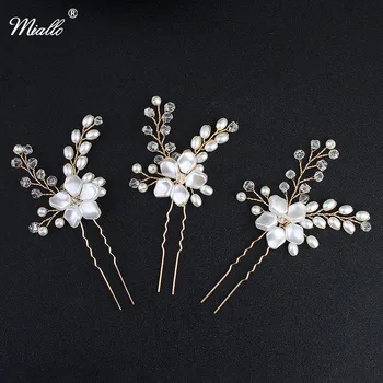 Miallo 6pcs/lot Women Hair Jewelry Accessories Fashion Acrylic Pearls Hairpins Handmade Hair Sticks Head Pins for Bride
Miallo 6pcs/lot Women Hair Jewelry Accessories Fashion Acrylic Pearls Hairpins Handmade Hair Sticks Head Pins for Bride