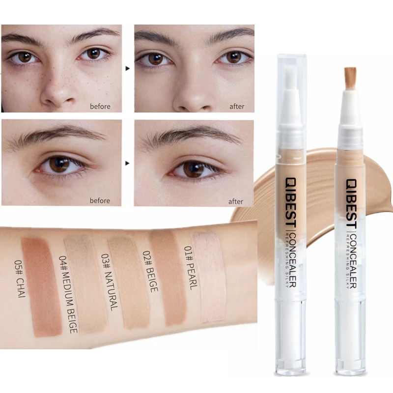5 Color Face Concealer Contour Stick Dark Circle Concealer Liquid Correctors Proofreader Girl Makeup Foundation Pen Consealer
5 Color Face Concealer Contour Stick Dark Circle Concealer Liquid Correctors Proofreader Girl Makeup Foundation Pen Consealer