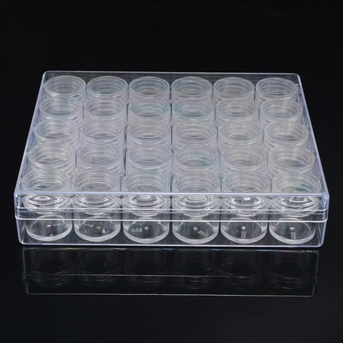 30 PCs Jewelry Strorage Box Acrylic Japan Style Transparent Embroidery Painting Organizer Containers Rings Nail Small Round Jars
30 PCs Jewelry Strorage Box Acrylic Japan Style Transparent Embroidery Painting Organizer Containers Rings Nail Small Round Jars
