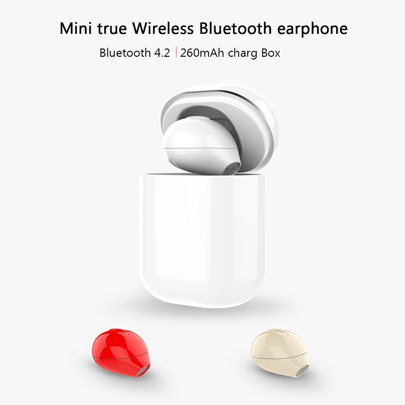 Mini Wireless Earbuds Stereo Bluetooth Earphones Wireless Bluetooth Headset Earphone with Built-in HD Mic and Charging Case
Mini Wireless Earbuds Stereo Bluetooth Earphones Wireless Bluetooth Headset Earphone with Built-in HD Mic and Charging Case
