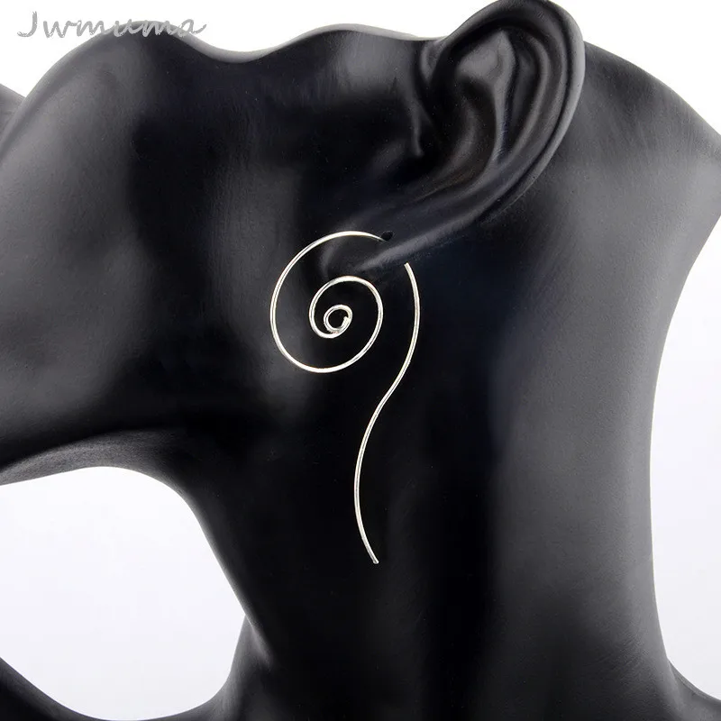 Fashion Metal Circle Spiral Ear Hook Women's Gold And Silver Alloy Jewelry Nightclub ring multi-layer earrings For Women Gift
Fashion Metal Circle Spiral Ear Hook Women's Gold And Silver Alloy Jewelry Nightclub ring multi-layer earrings For Women Gift